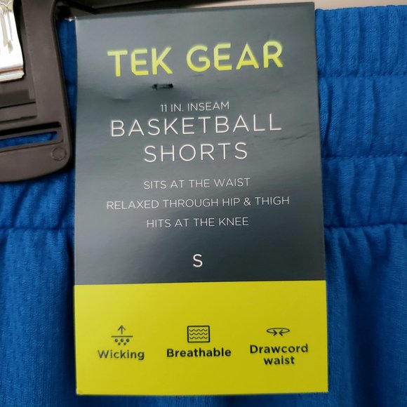 Tek Gear Men's Basketball Shorts, Elegant Blue, Size S, Style MT23A412RS - Picture 5 of 9
